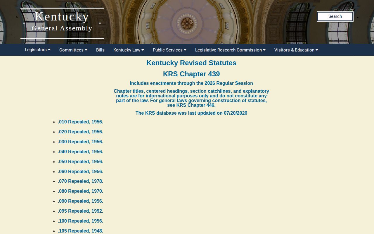 Menifee County projected release law source
